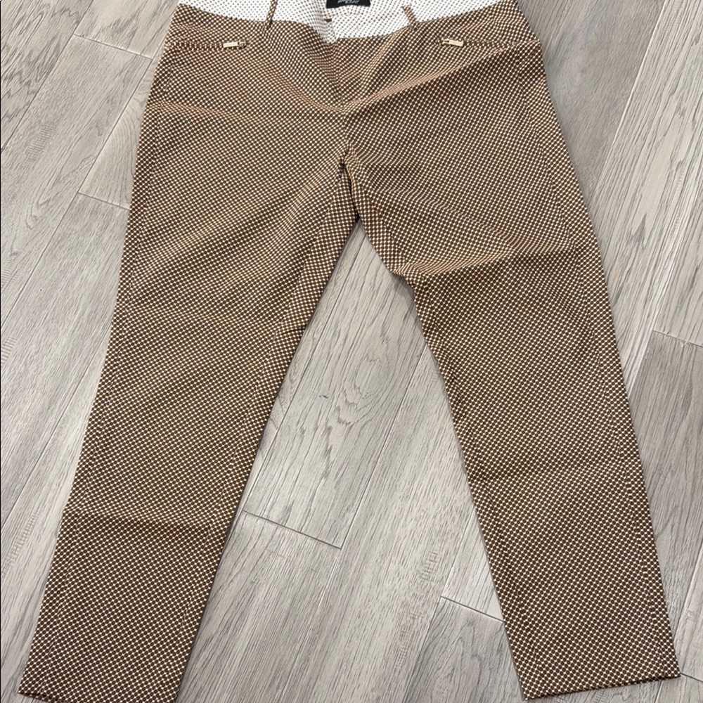 Brown Straight Leg Pants